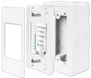 external wall box for touch screen HMI controllers