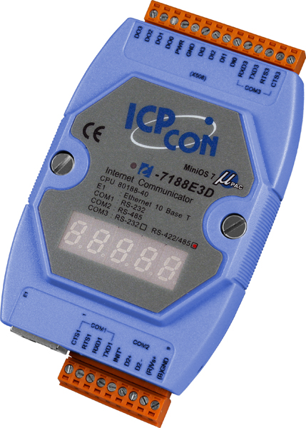 I-7188E3D (with 7 segment display)