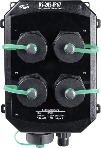 NS-205-IP67/DIN (with din rail mount)