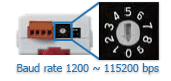 tM-7520U baud rate