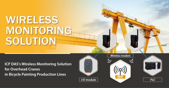 Wireless Overhead Crane Monitoring for Bicycle Paint Production Lines
