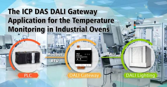 Industrial Oven Temperature Monitoring with ICP DAS USA DALI Gateway
